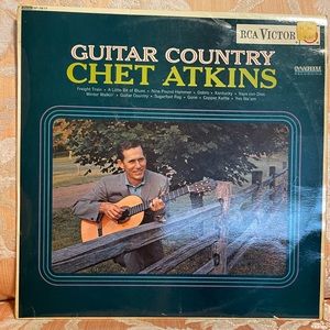 🎶 Vintage Chet Atkins Guitar Country 1964 RCA Vinyl Record Dynagroove 🎶